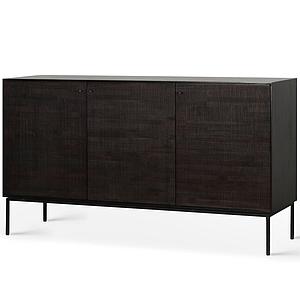 Buffet 152cm GROOVES Ethnicraft teck noir
