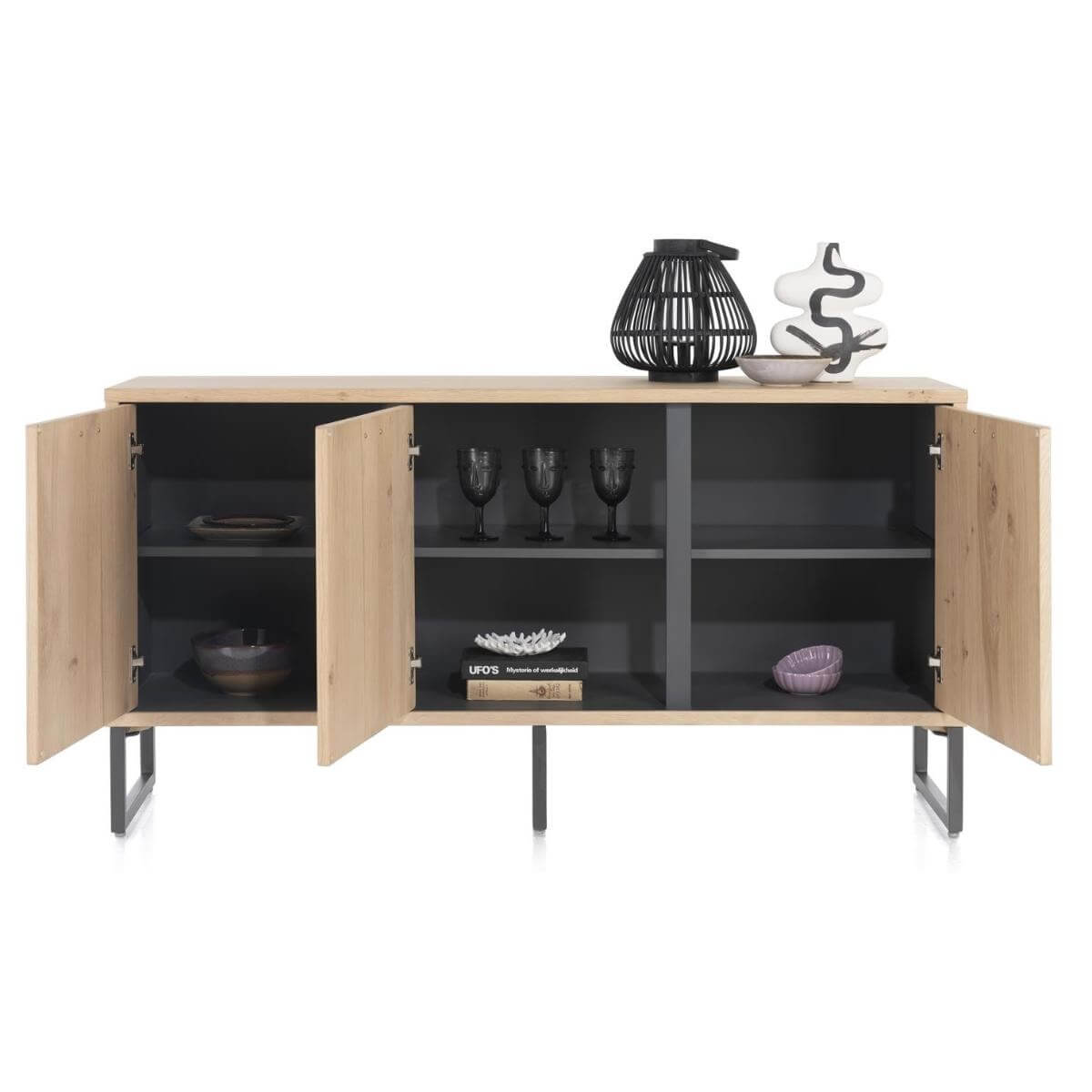 Buffet 153cm CASTELLO Henders & Hazel chêne
