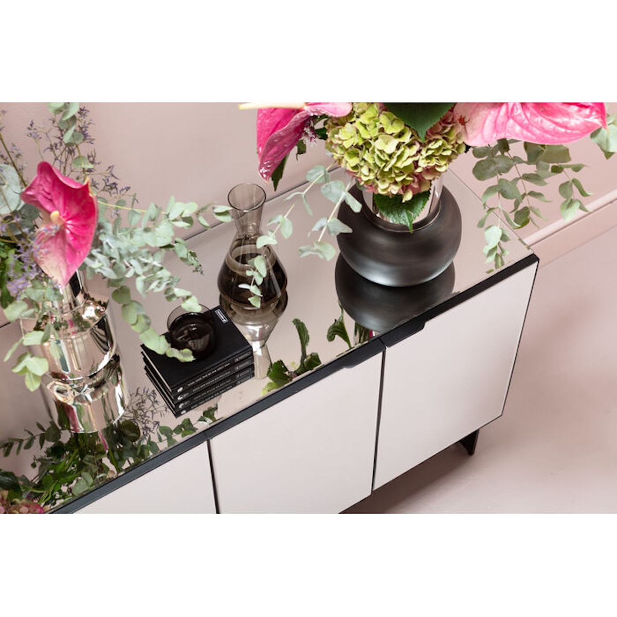 Buffet 160x45cm SORAN Kare Design noir