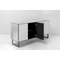Buffet 160x45cm SORAN Kare Design noir