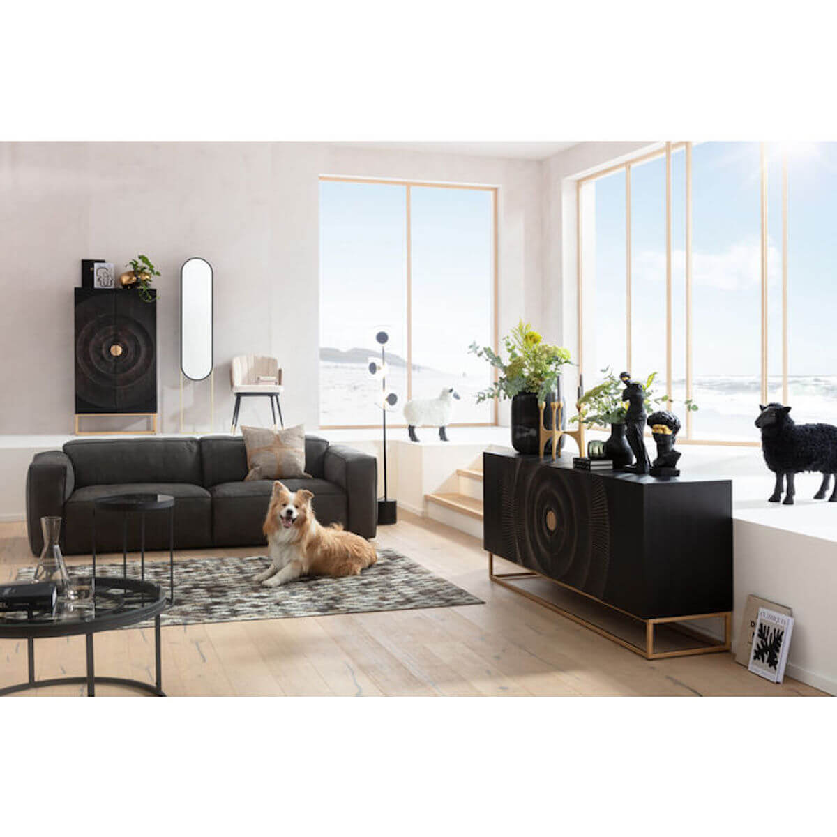 Buffet 177x75cm MADEIRA Kare Design foncé
