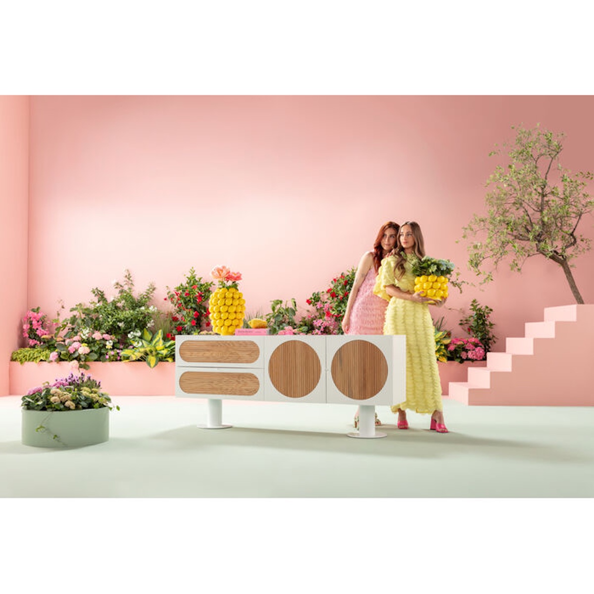 Buffet 183x76cm ATOMIC Kare Design blanc