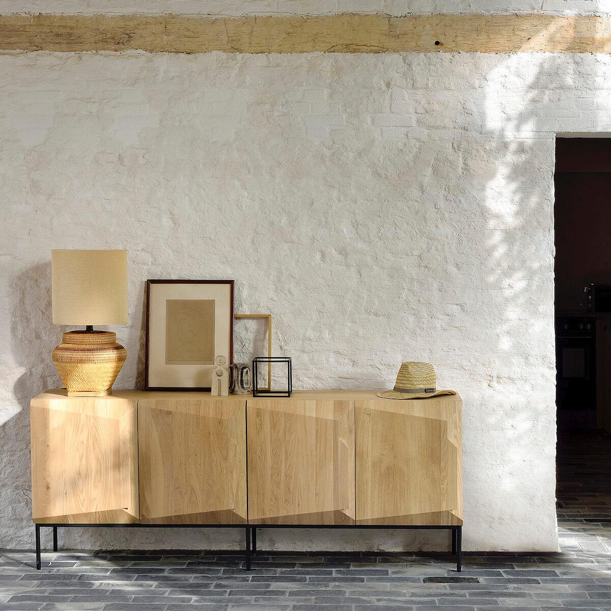 Buffet 200cm STAIRS Ethnicraft chêne