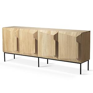 Buffet 200cm STAIRS Ethnicraft chêne