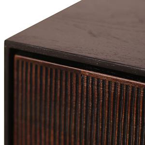 Buffet 202cm GROOVES Ethnicraft teck noir