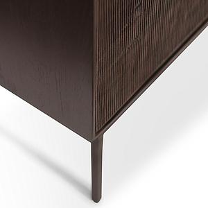 Buffet 202cm GROOVES Ethnicraft teck noir