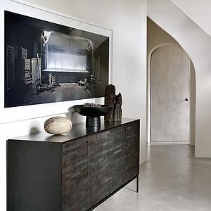 Buffet 202cm GROOVES Ethnicraft teck noir