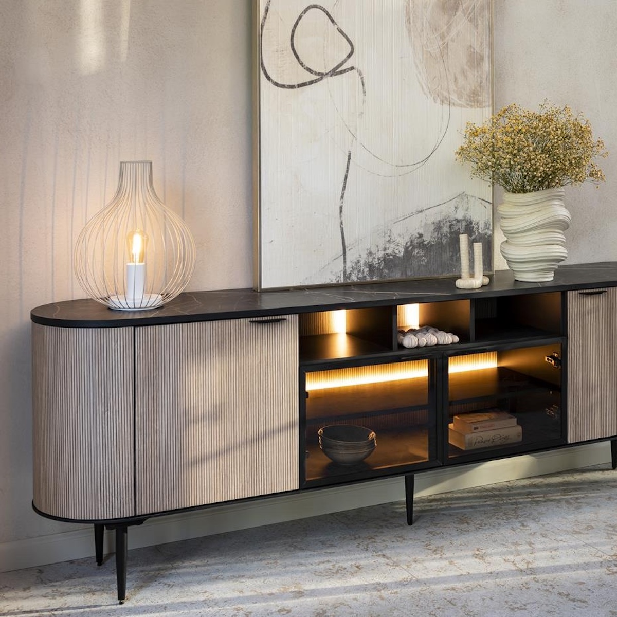 Buffet 210cm ARAMON Xooon natural