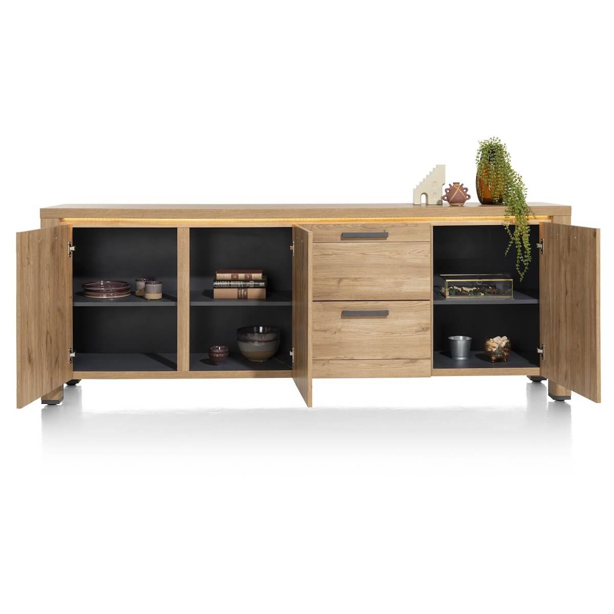 Buffet 230cm DELMONTE Henders & Hazel Naturel