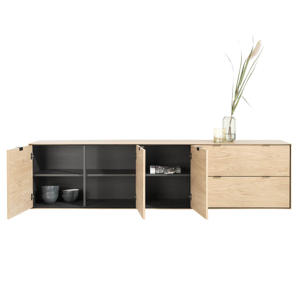 Buffet 240cm ELEMENTS Xooon chêne naturel