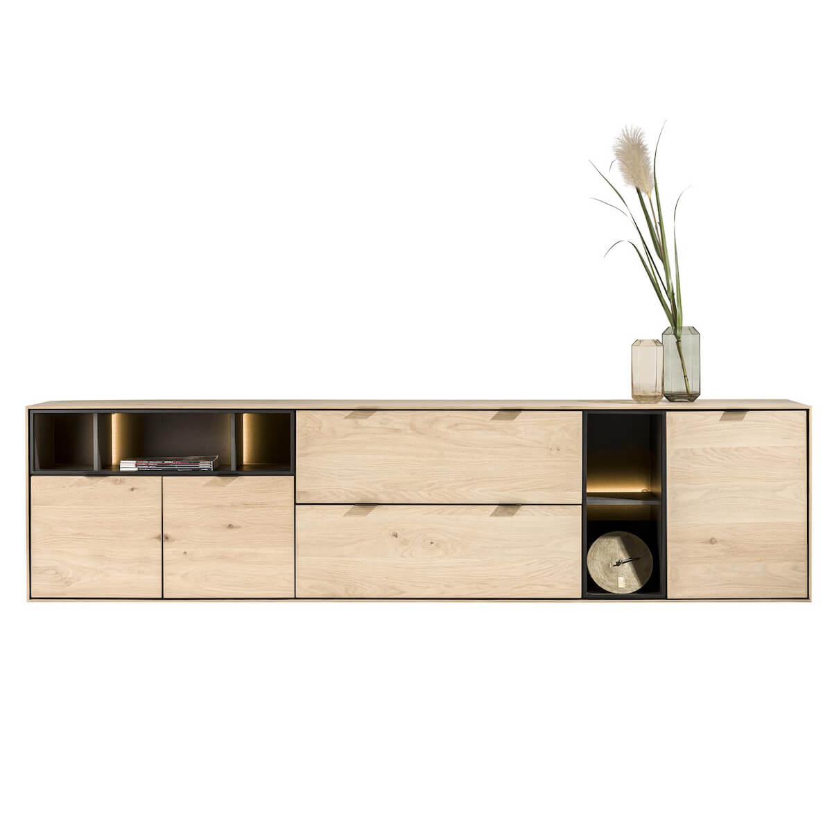 Buffet 240cm ELEMENTS Xooon chêne naturel