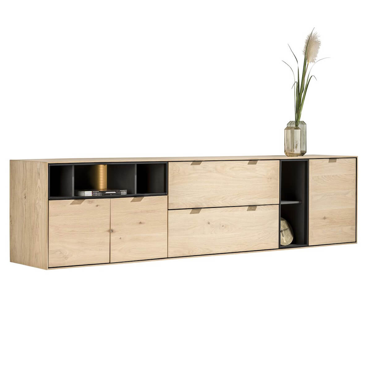 Buffet 240cm ELEMENTS Xooon chêne naturel