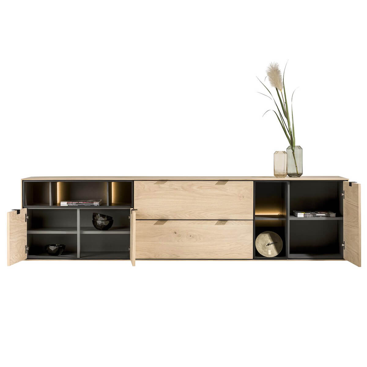 Buffet 240cm ELEMENTS Xooon chêne naturel