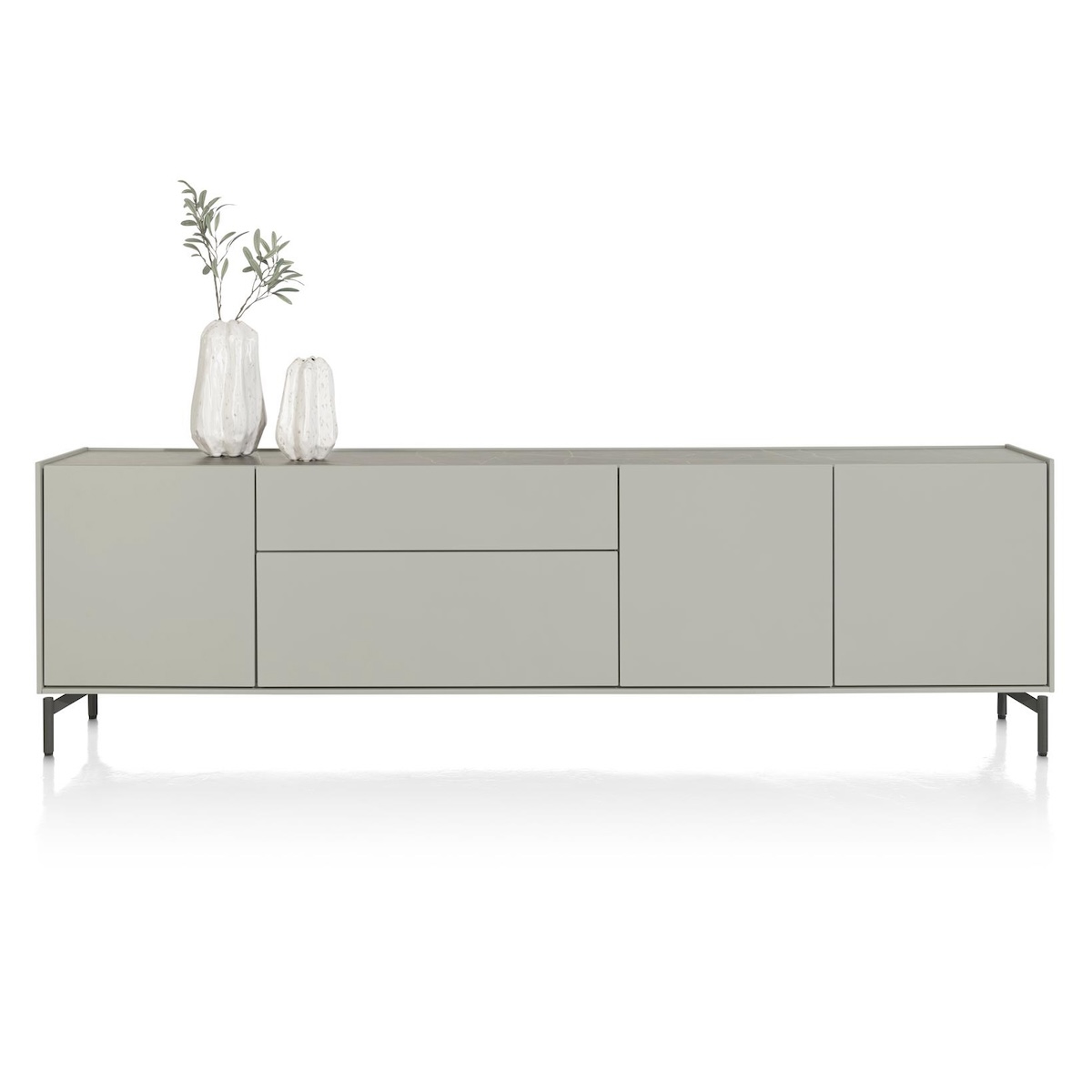Buffet 240cm NOON Xooon gris clair