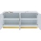 Buffet 80x165cm CRACKED Kare Design blanc doré