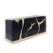 Buffet 80x165cm CRACKED Kare Design noir doré