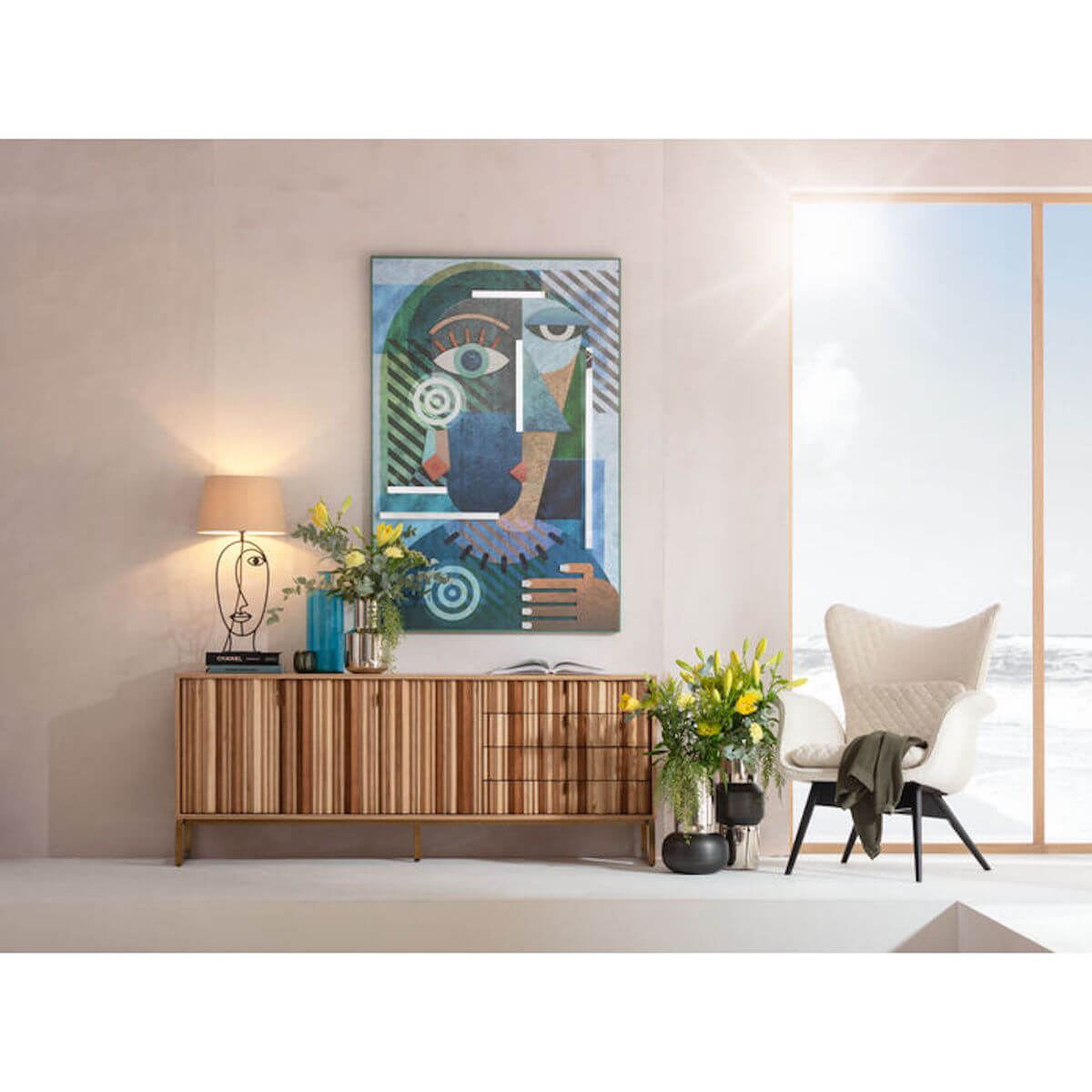 Buffet CONCERTINA Kare Design nature 186X74cm