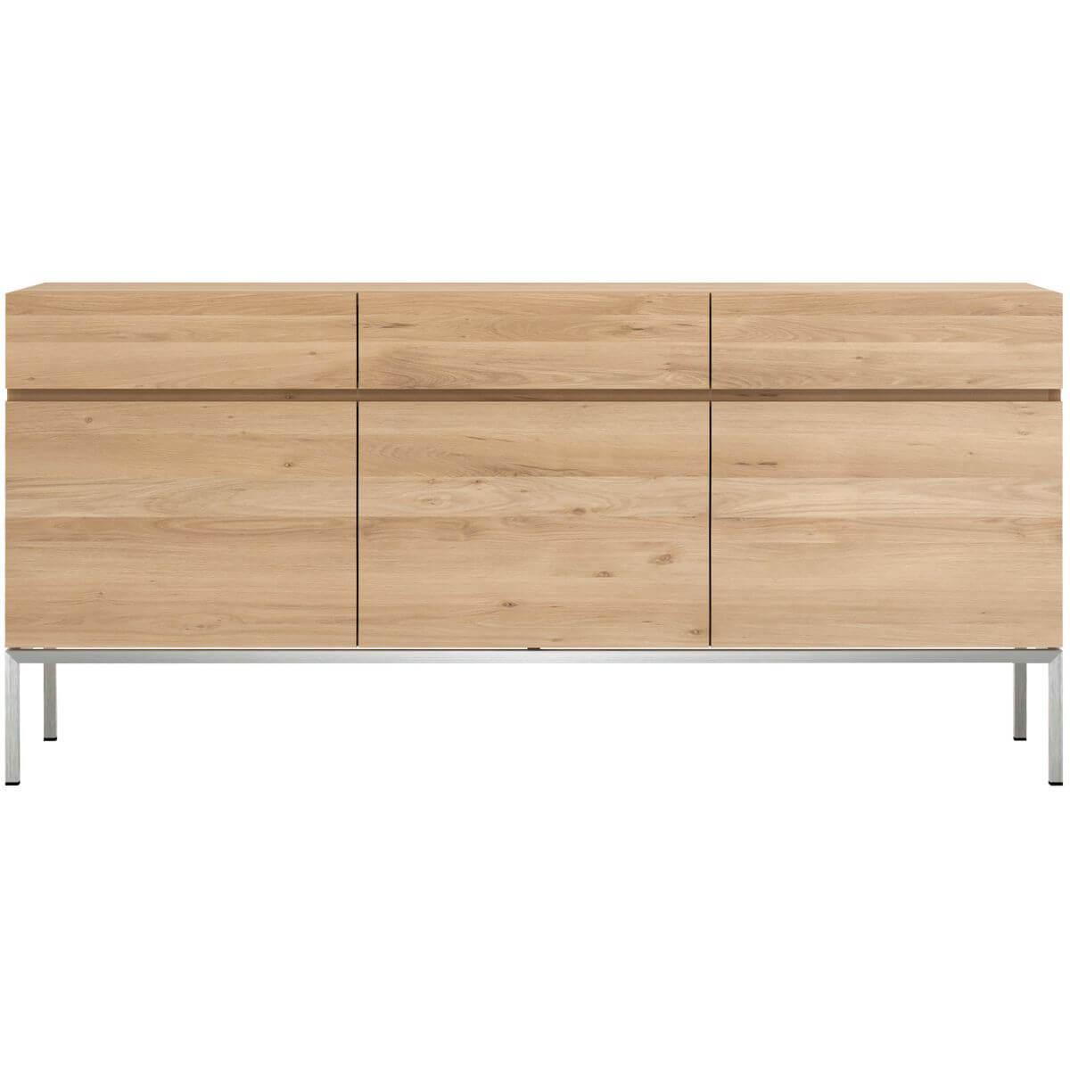 Buffet OAK LIGNA Ethnicraft acier 165cm