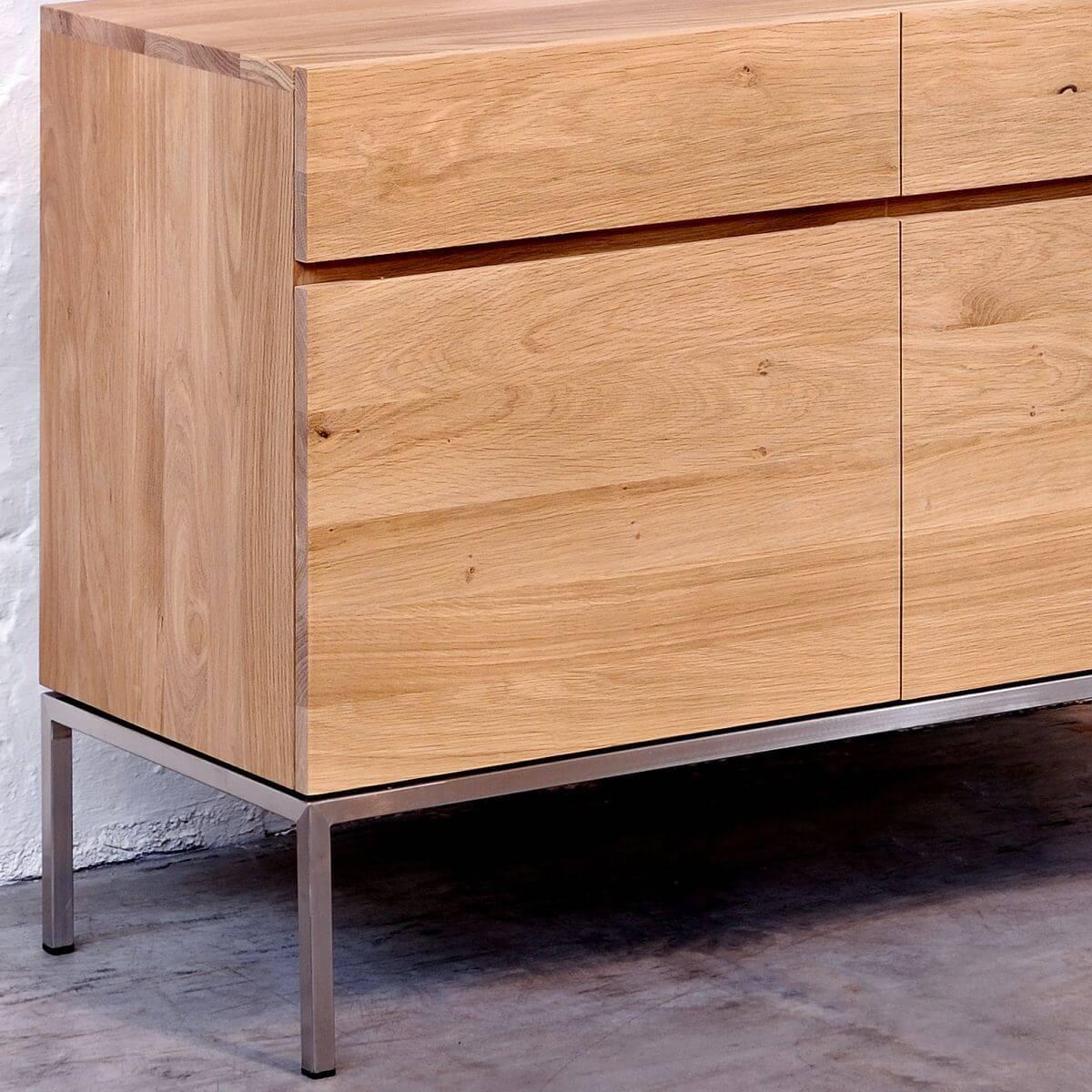 Buffet OAK LIGNA Ethnicraft acier 165cm