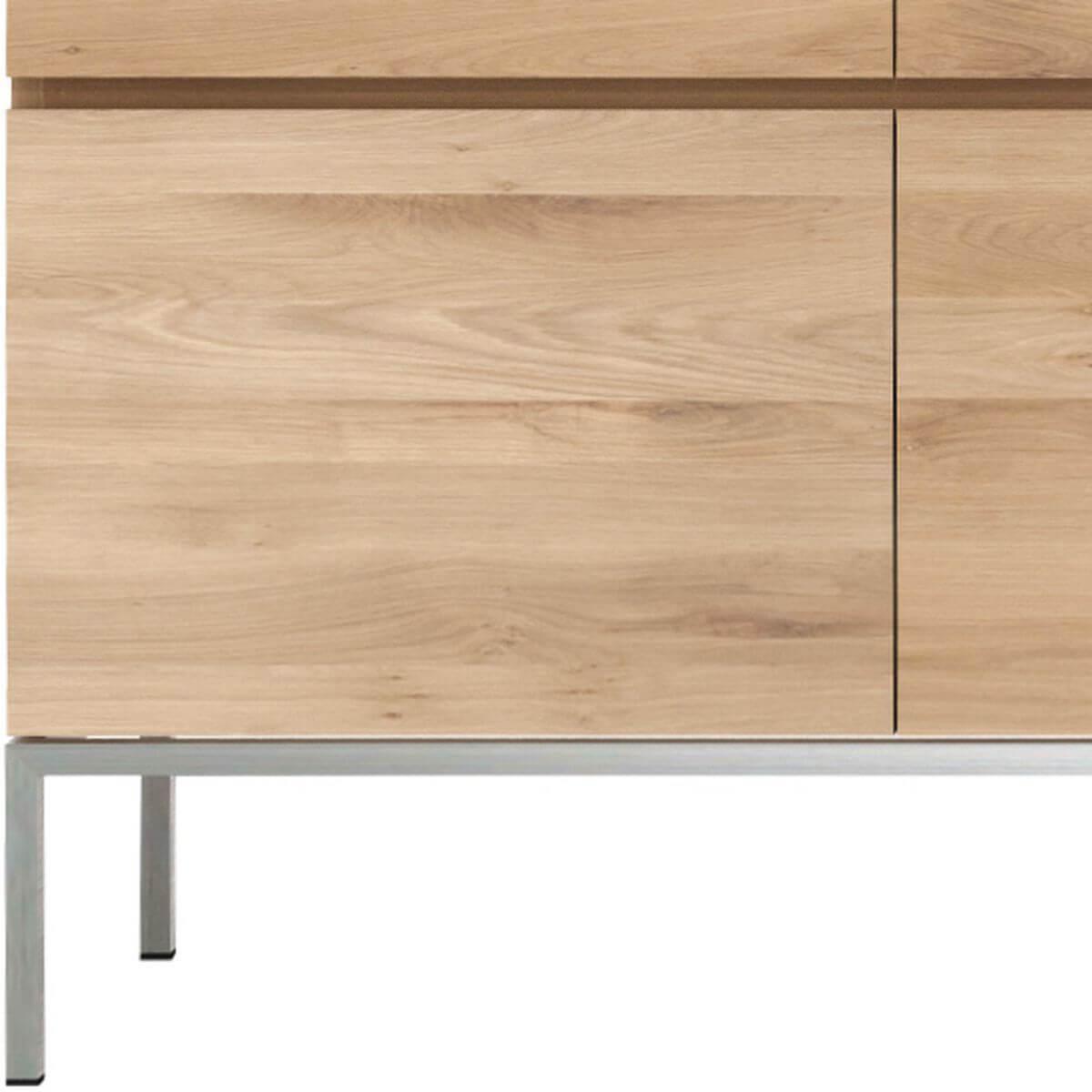 Buffet OAK LIGNA Ethnicraft acier 220cm Abitare Living