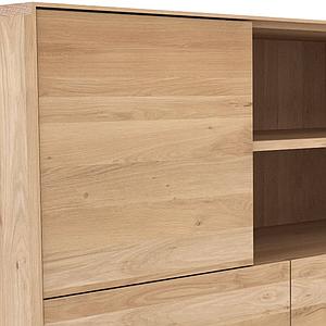 Buffet OAK WHITEBIRD Ethnicraft 3 portes 2 tiroirs