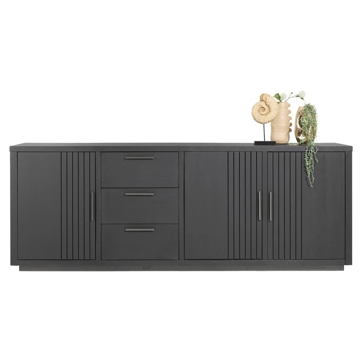 Buffet PAVIE Henders & Hazel 240 cm Castle Black