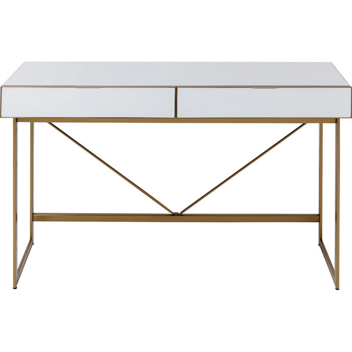 Bureau 120x50cm SORAN Kare Design doré