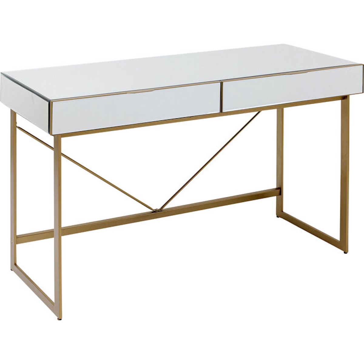 Bureau 120x50cm SORAN Kare Design doré