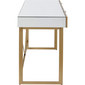 Bureau 120x50cm SORAN Kare Design doré