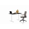 Bureau 120x70cm OFFICE Kare Design blanc-noir