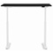 Bureau 120x70cm OFFICE Kare Design blanc-noir