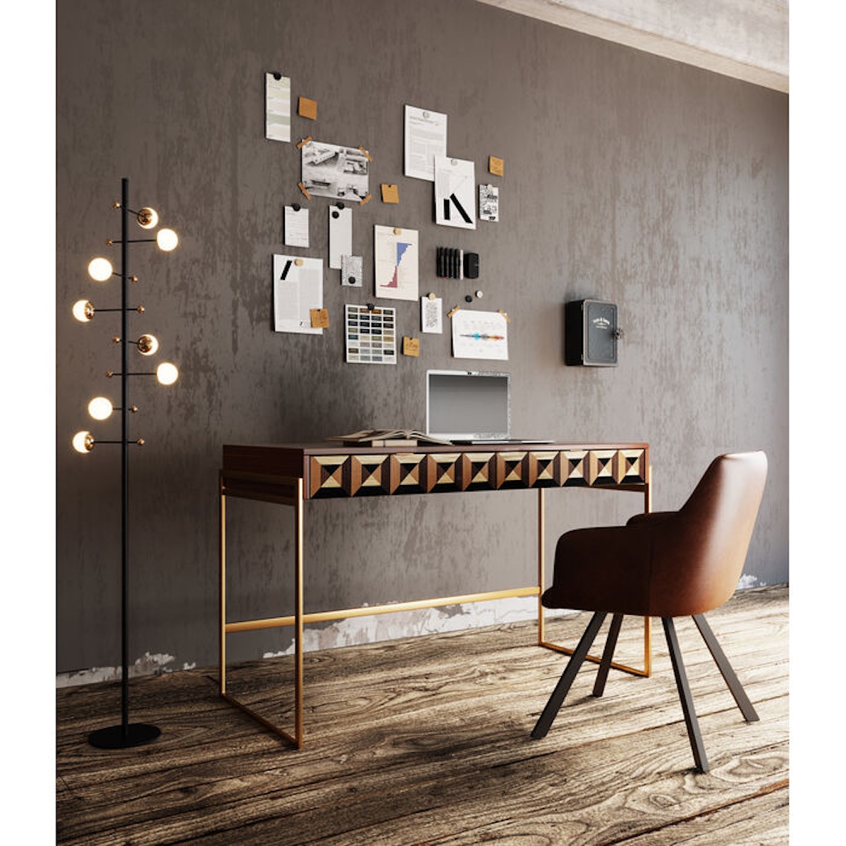Bureau 120x76cm SILENCIO Kare Design