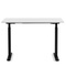 Bureau 140x60cm OFFICE Kare Design noir-blanc