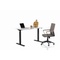 Bureau 160x80cm OFFICE Kare Design noir-blanc