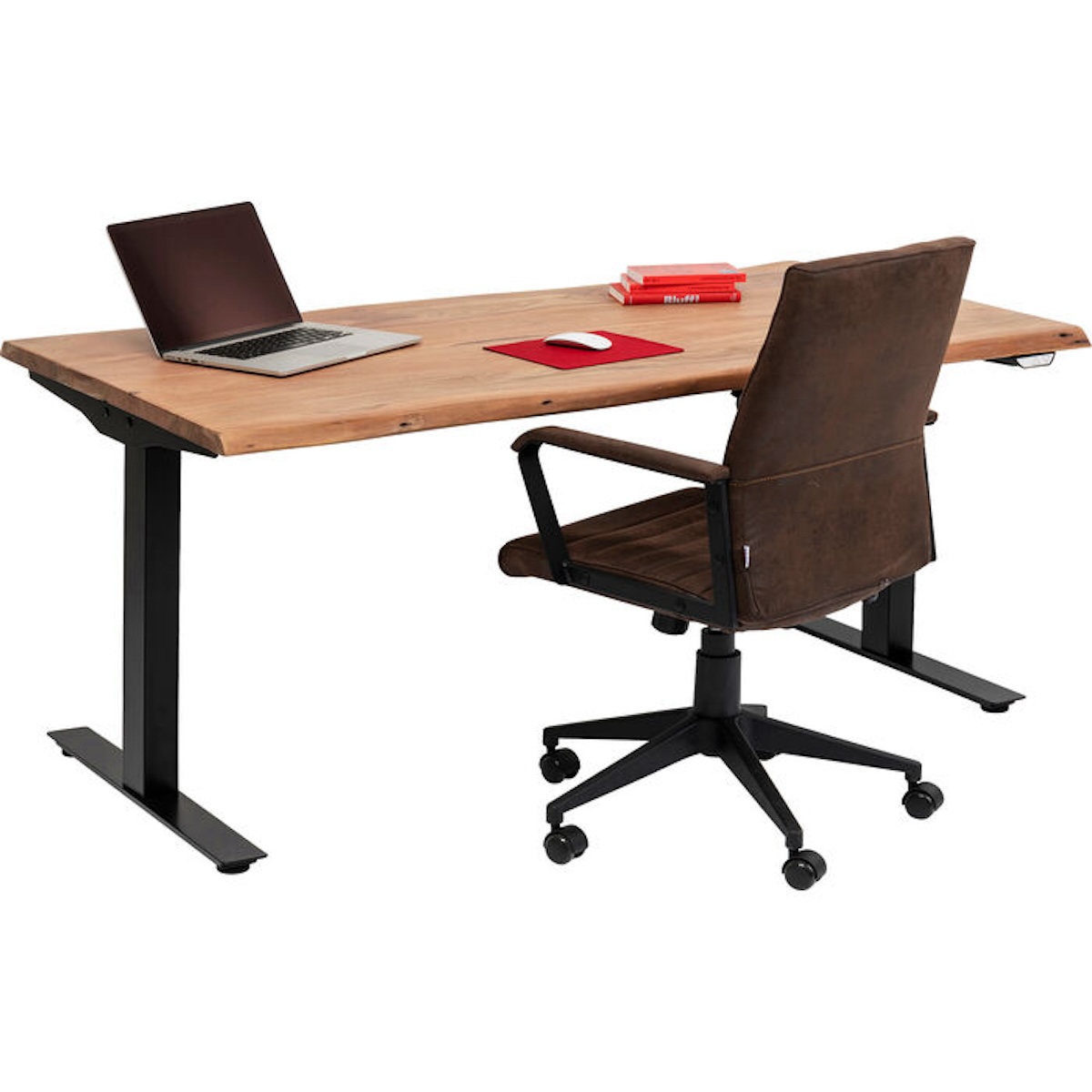 Bureau 200x100cm OFFICE HARMONY Kare Design noir