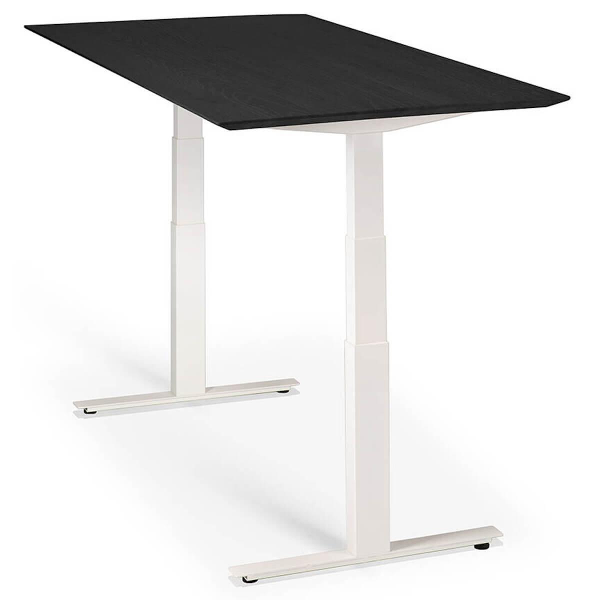 Bureau ajustable-table top 70x140cm BOK Ethnicraft chêne noir
