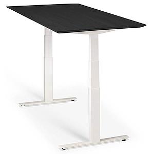 Bureau ajustable-table top 70x140cm BOK Ethnicraft chêne noir