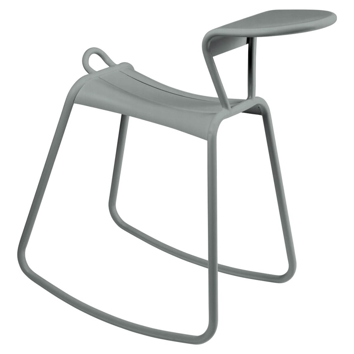 Bureau d'appoint à bascule ADADESK Fermob gris lapilli