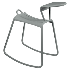 Bureau d'appoint à bascule ADADESK Fermob gris lapilli