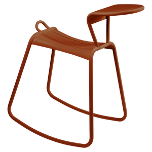 Bureau d'appoint à bascule ADADESK Fermob orange confite