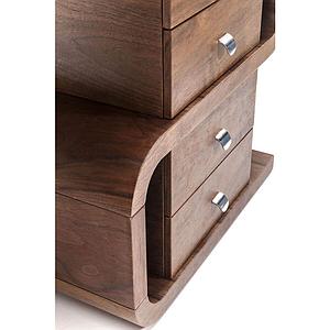 Bureau Soft Snake Kare Design noyer 150x70cm