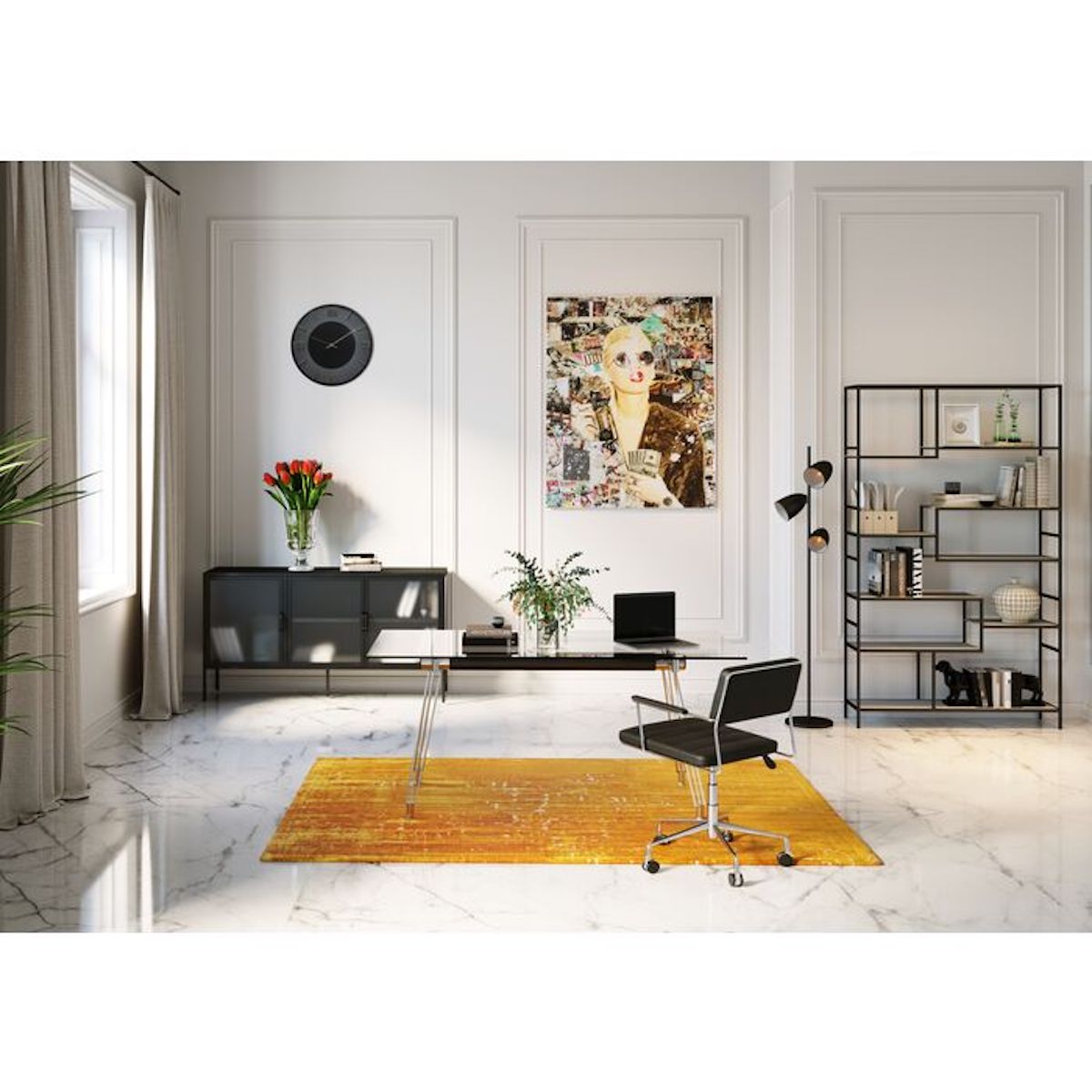 Bureau/Table 160x80cm OFFICA Kare Design