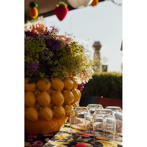 Cachepot décoratif 22cm LEMON JUICE Kare Design