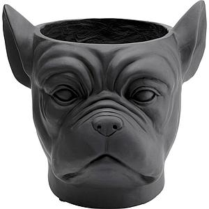 Cachepot décoratif BULLDOG Kare Design noir 