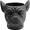 Cachepot décoratif BULLDOG Kare Design noir 