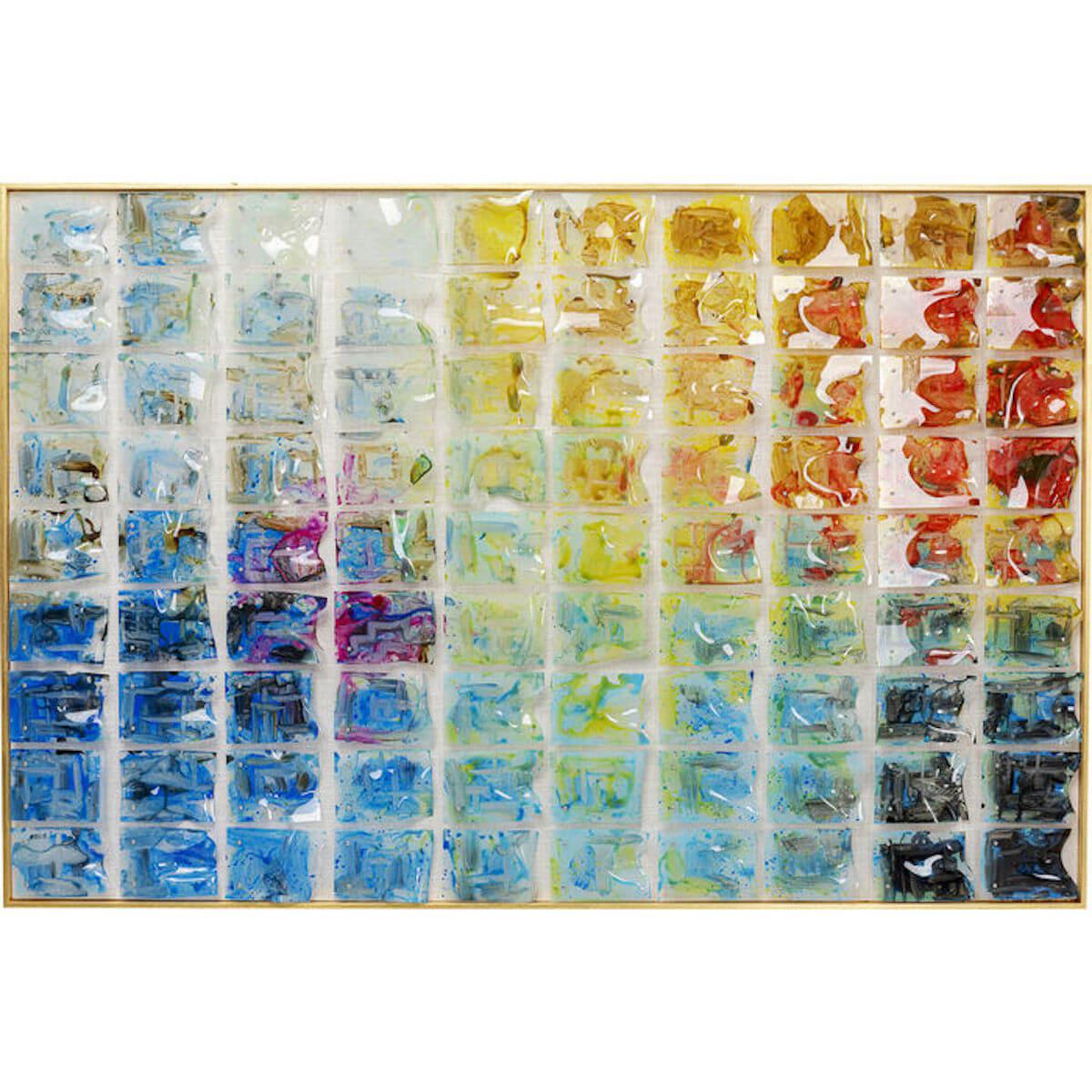 Cadre décoratif 100x150cm RAINBOW FIELDS Kare Design