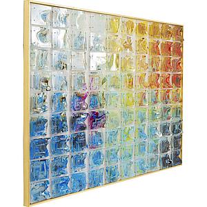 Cadre décoratif 100x150cm RAINBOW FIELDS Kare Design