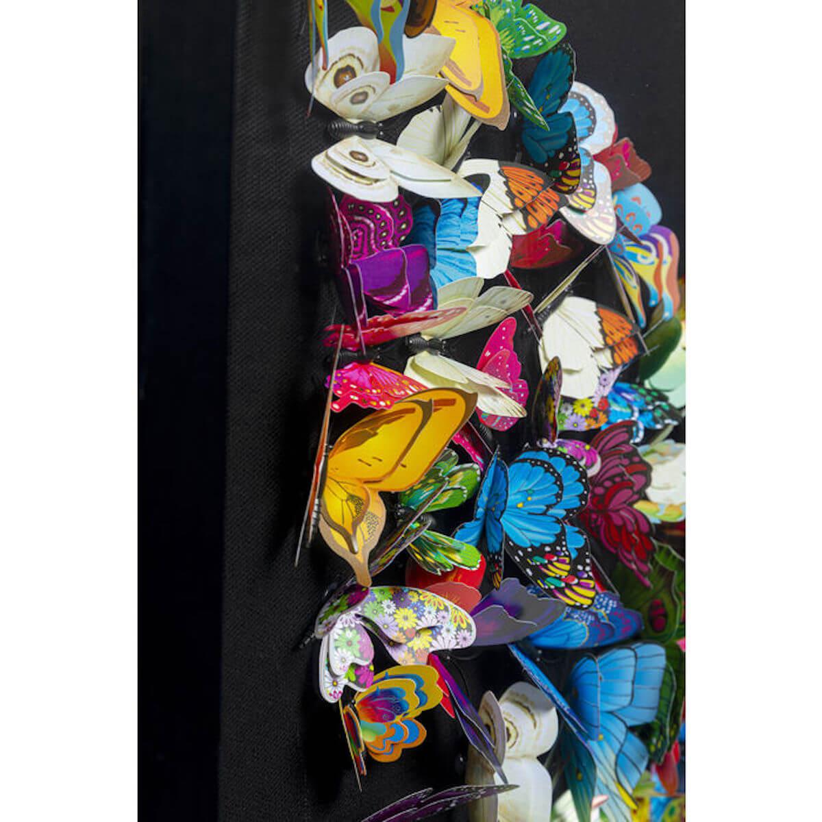 Cadre décoratif 120x120cm FARFALLA Kare Design