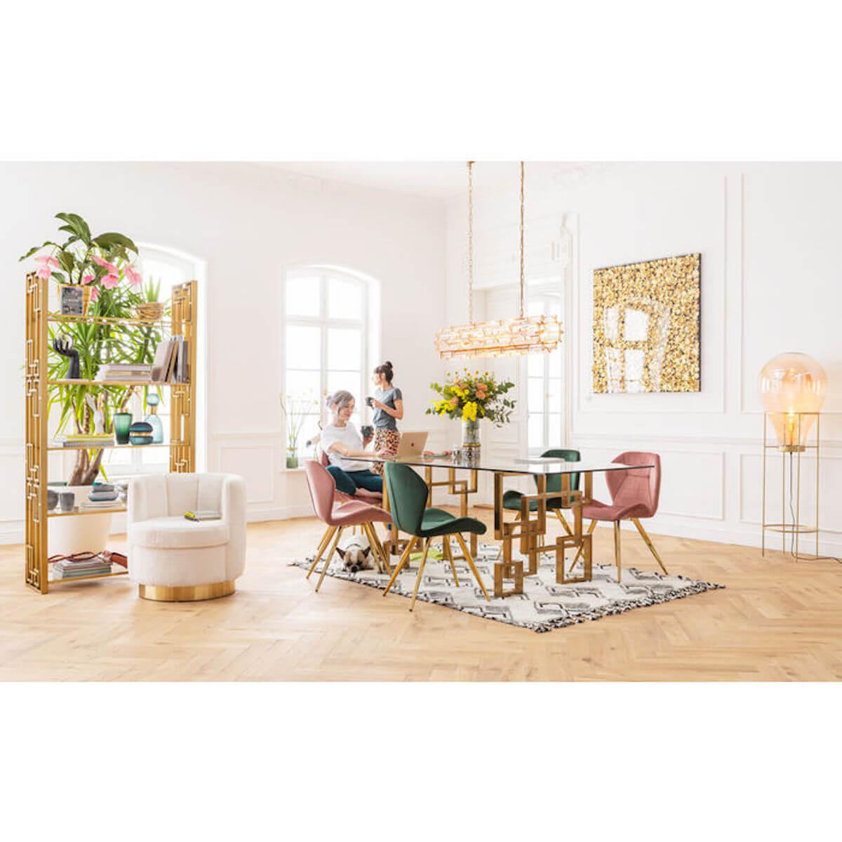 Cadre décoratif 120x120cm GOLD FLOWER Kare Design