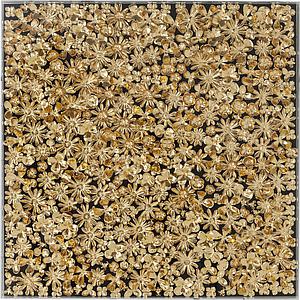 Cadre décoratif 120x120cm GOLD FLOWER Kare Design